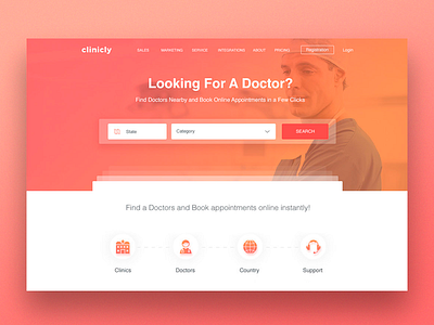 Healthcare CRM service app app concept branding design first shot icon illustator illustration interace landing page logo minimal typography ui ux vector web website welcome