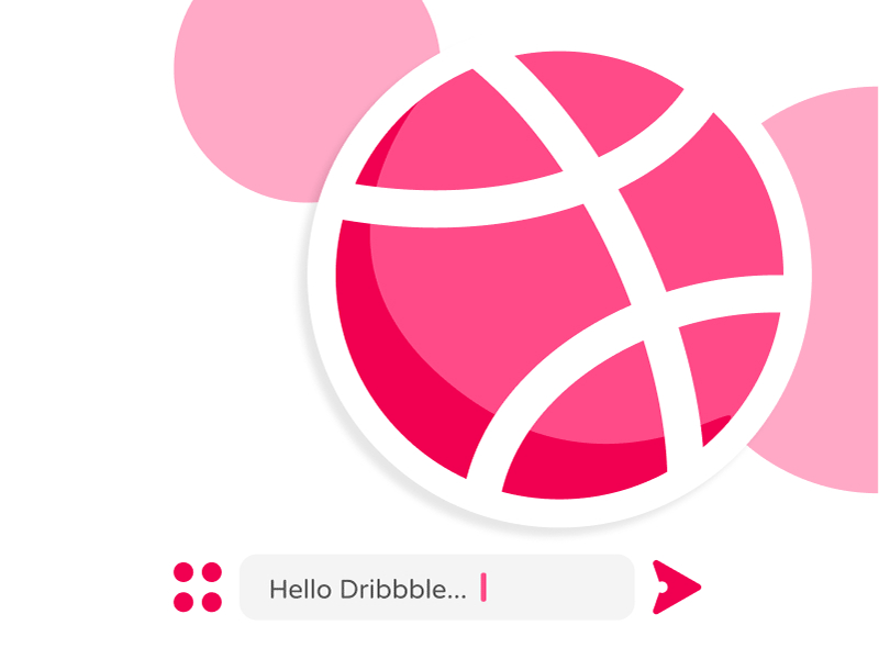 Hello Dribbble Thanks Aksenov chat chat app concise dailyui debut figma flat flat color flat design geometric hello dribbble icon interface interface design phone app ui visual webdesign