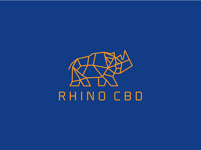 Rhino 2.0 animal logo geometric logo icon logo logo design rhino logo