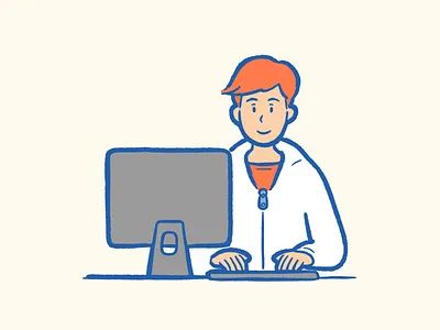 Simpany service graphic illustration