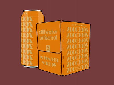 Stillwater's "Action Bronson 7000" 7000 action bronson beer beer can packaging stillwater