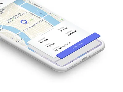 Interactive Map adobe xd app design flat interface iphone ui userexperience ux