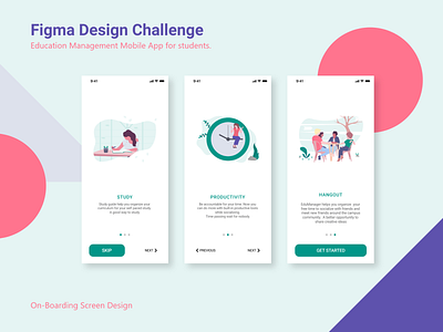 Onboarding Screens design illustration iphone 10 onboarding onboarding screen ui ui design ui design challenge uiux uiuxdesign