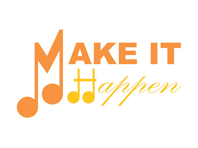 Makeithappen Logo design events logo vector