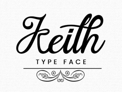 Keith Typeface font bundle font design lettering retro font typeface typography vintage vintage font