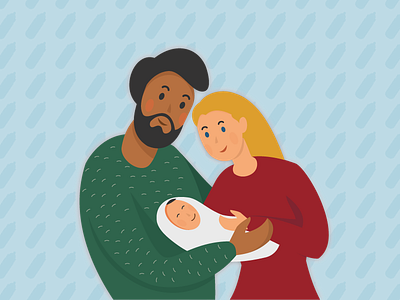 Baby baby born cute illustration illustrator new parents