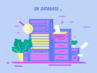 Vibro Internship illustration vector