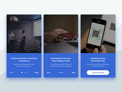 Onboarding Exploration app appdesign blue clean onboarding ticket booking ui uiux ux