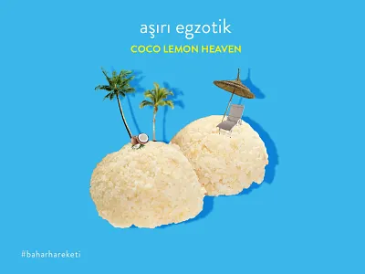 Coco Lemon Heaven advertising advertising campaign advertising design campaign coconut design exotic healthy instagram instagram post snack snacks socialmedia socialmediamarketing tropical unibble