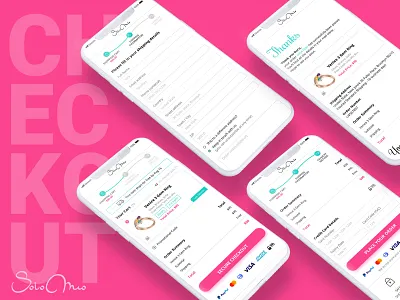 Ecommerce Checkout app branding chekout credit credit card dailyui design flow jewelery mobile money payment product progressbar ring ui ux ux ui