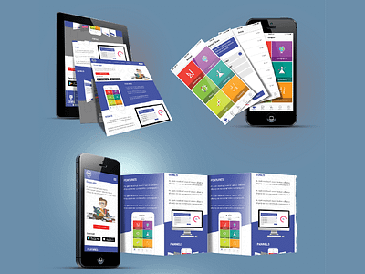 Exam app android aplication app branding design graphic icon ios logo mockup ui ux