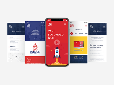 Mobile Web - VH Media app design illustration media mobile mobile web ui