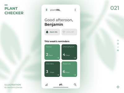 Daily UI 021: plantlife. Home Monitoring Dashboard app dailyui design home home monitoring mobile monitoring plants ui