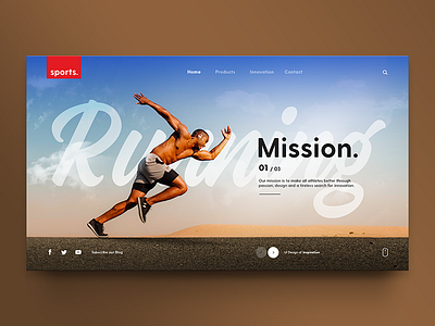 Running Theme carrera concept fit fitness graphic design inspiration interface running running man sports template theme ui design ui designer user interface web web design