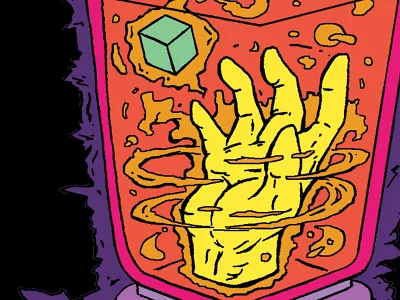 Boson Blender art bright colors creepy design digital drawing hand illustration inkdrawing photoshop spooky