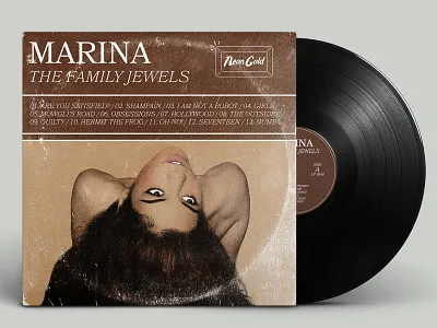 Marina - The Family Jewels album artwork album cover marina music record record sleeve vinyl