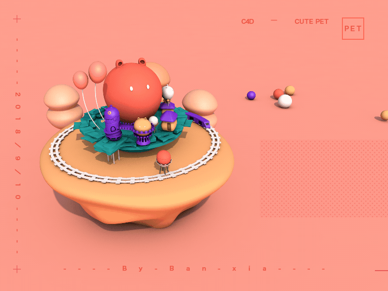 C4D animation practice c4d