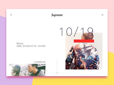 Supreme ui 排版
