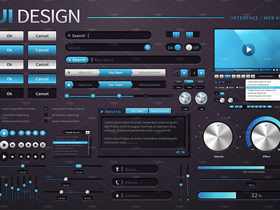 Cool UI design by totallypicRF on Dribbble