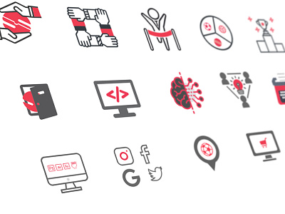 Icon Pack app design flat icon illustration logo ui vector web