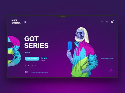 Mike Wrobel design landingpage ui uidesign ux uxdesign website
