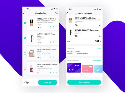 Checkout - DailyUI 002 app card dailyui dailyui 002 e commerce ui