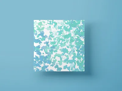 Impressionist art artprint blue brush meditate mockup relax shop splash watercolor