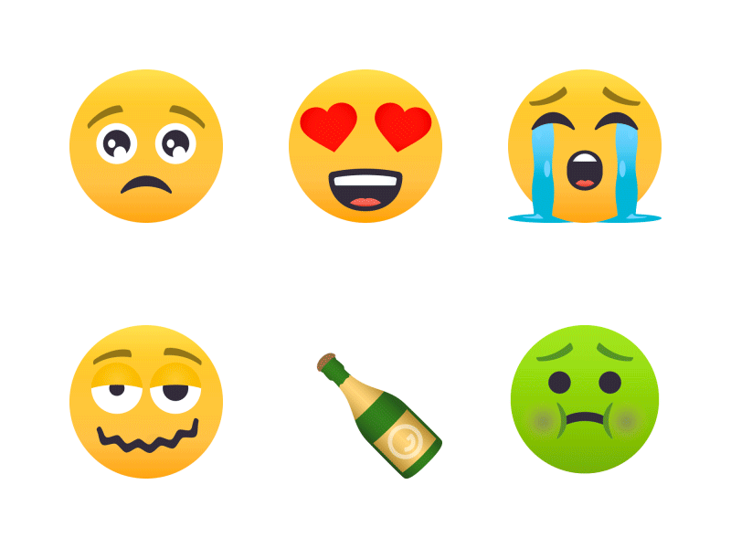 EmojiOne Version 4.0 #1 24 fps 2d adobe after effects animation character animation emoji motion design