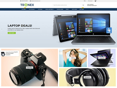 Tronex - Multipurpose Shopify Template apparel comuter accesories electronic super store electronics fashion store theme fast loading shopify mega store shopiy theme supermarket