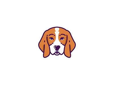 Dogs (Beagle - 2/6) 🐶 branding design dogs flat graphicdesign icon icon a day icon app icon artwork illlustrator illustracion illustraor illustration logo typography vector