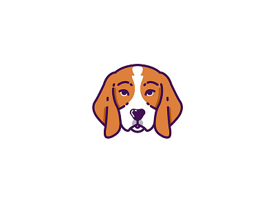 Dogs (Beagle - 2/6) 🐶 branding design dogs flat graphicdesign icon icon a day icon app icon artwork illlustrator illustracion illustraor illustration logo typography vector