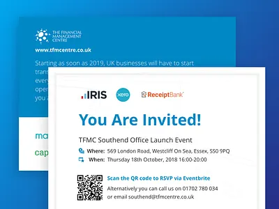 Event Invite Postcard event invite postcard southend tfmc