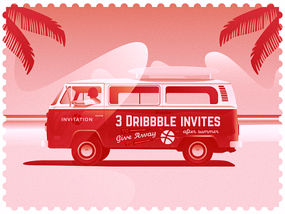 3invites beach bus california invitation invite palm