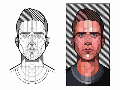 Jackmaster color dj illustration jackmaster portrait sketch