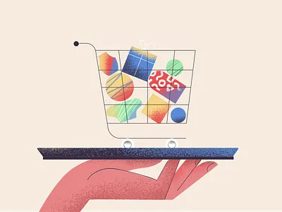 Order Completed design editorial flat illustration illustrator texture ui uiillustration