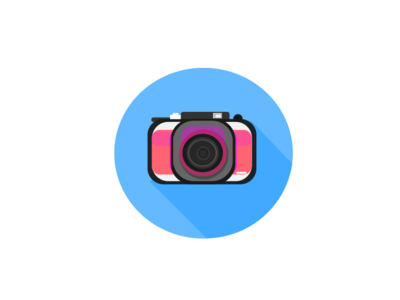 Cam icon logo vector