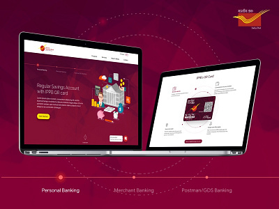 Indian Post Payment Bank dailychallenge dailyui design interfacedesign sketchapp ui uichallenge uidaily uidesign uidesignpatterns uiinspiration uitrends userinterface visualdesign web desgin webpage webui