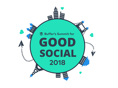 Buffer Conference Logo Concept buffer concept conference logo social media logo