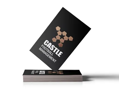 CASTEL logo design branding business card corporate identity football identity mark logo design vector