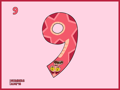 9 snake animation animation 2d animation design art character animation character art design designer freelance design graphic graphic design illustration number poster poster art poster collection rick and morty ui