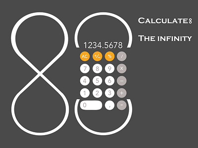 Calculator 004 abstract app black branding calculator concept daily 100 challenge daily ui daily ui 004 design icon illustration line logo minimal mobile app sketch ui website