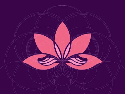 Lotus Symbol - Sauna & Massage logo brandidentity branding identity creative design graphic design icon illustration logo logos mark studio typography ui