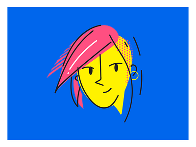 Funky Portrait - 02 face illustration portrait