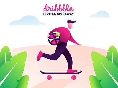 Dribbble Invites animation app branding coreldraw creative design dribbble dribbble best shot graphicdesign illustration illustrations inspirations invitation invite logo logodesigner logodesigns logoinspirations ui ux