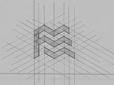 Personal monogram design lettering letters logo monogram monogram design monogram logo pencil type typography