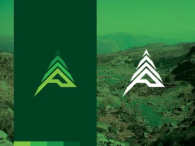 Activeplan Logo activities adobe app brand branding design illustrator letter logo logotype minimal moutain nature photoshop sports