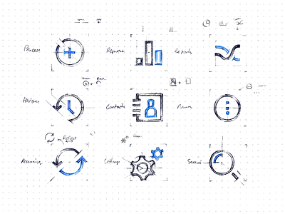 PayJunction - Nav Icons android app drawing icons ios mobile nav navigation sketch ui ux