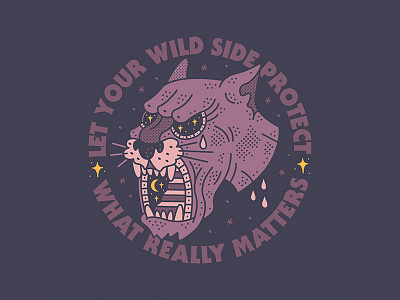 Wild Side design illustration stars tattoo art vector waikiki