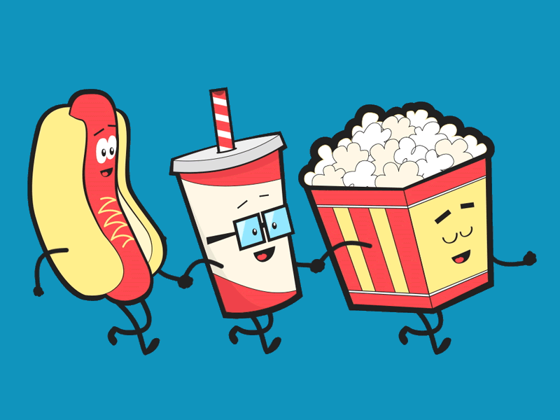 Gif Animata Popcorn 40+ Free Popcorn Logo & Logo Animated GIFs And