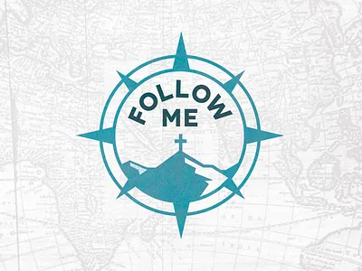 Sermon Series Art church design follow me series sermon title card